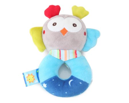 Baglyos plüss csörgő