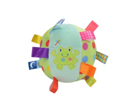 Brekis csörgős plüss labda