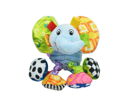 Sozzy elefántos csörgős plüssállat