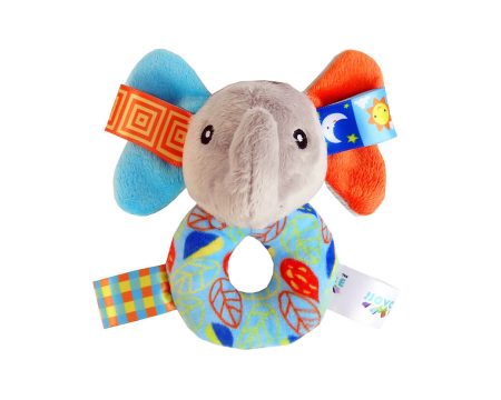 Elefántos plüss csörgő