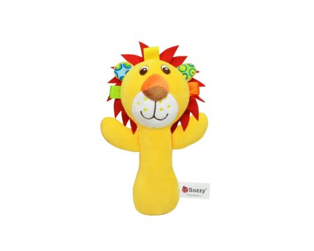 Sozzy oroszlános plüss csörgőjáték