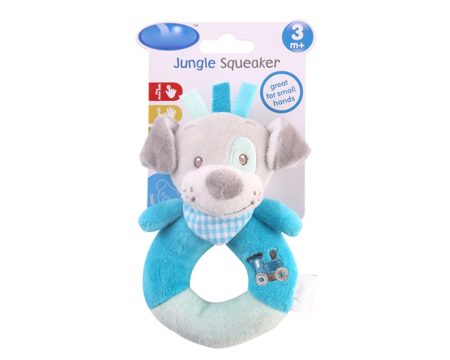 Samy-kutyás plüss csörgő