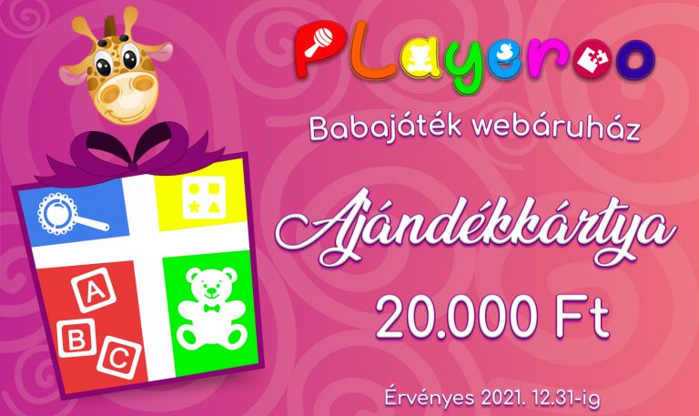 Ajándékkártya 20000 Ft értékben