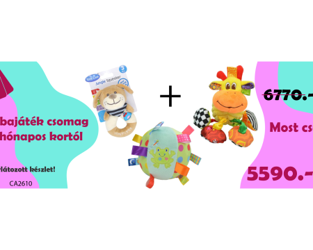 Babajáték csomag 3 hónapos kortól - CA2610