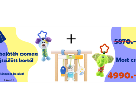 Babajáték csomag újszülött kortól - CA2612