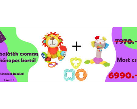 Babajáték csomag 6 hónapos kortól - CA2613